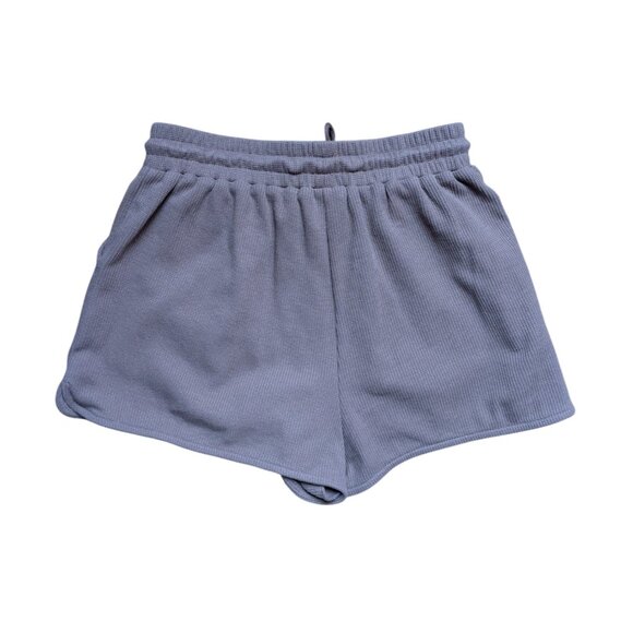 White Fox Boutique Brown Waffle Shorts Adjustable Waist Women Small - Picture 4 of 8